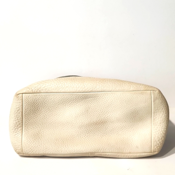 Coach Patchwork Leather Suede Canvas Signature Large Bucket Shoulder Bag - Picture 11 of 13